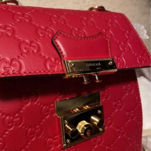 Gucci CC signature padlock backpack main image 3